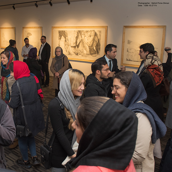 Exhibition Opening, Vessalshirazi Art Gallery, Jan. 17 2020